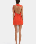 S25-SIR125-1102_Ligera_Mini_Dress_Tangerine-24981-Sir_The_Label-0027_1440x