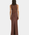Sir The Label Luca Gown Dress Chestnut - 6 / Brown - Dresses