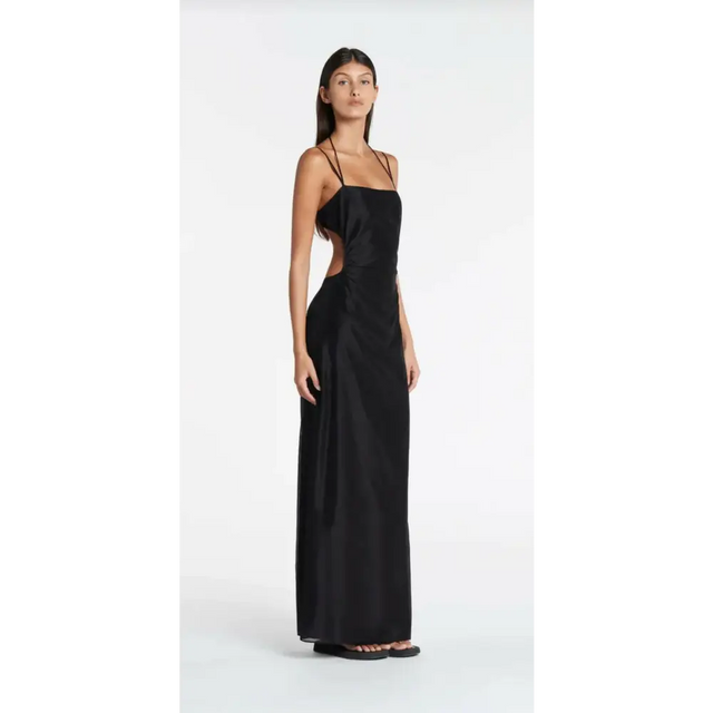 Sir The Label Lucelia Cut Out - 8 / Black - Dresses