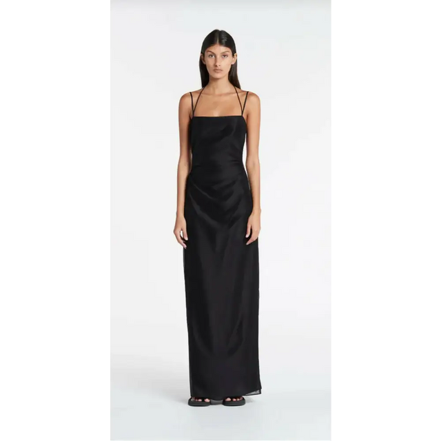Sir The Label Lucelia Cut Out - 8 / Black - Dresses