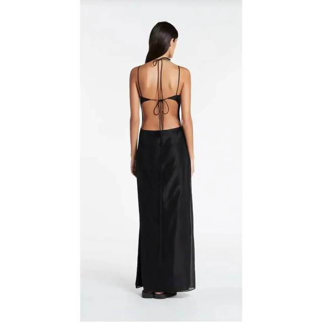 Sir The Label Lucelia Cut Out - 8 / Black - Dresses