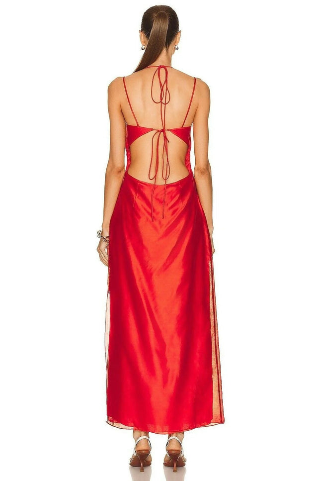 Sir The Label Luciela Dress in Red - 6 / Red - Dresses