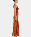Sir the Label Lush V Neck Dress Wren Print Size AU 8 & 12 - Dresses