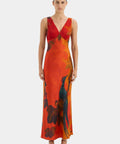 Sir the Label Lush V Neck Dress Wren Print Size AU 8 & 12 - Dresses