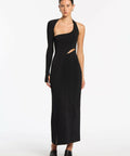 Sir The Label Manifesto Midi Dress Size - 6 / Black - Dresses