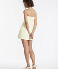 Sir The Label Marco Strapless Dress in Lemon Size 6 - 6 / Cream - Dresses