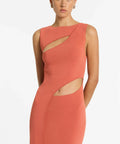 Sir The Label Nadja Maxi Dress in Terracotta - 8 / Terracotta - Dresses