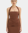 SIR - Sir The Label Nikki Gown In Brown