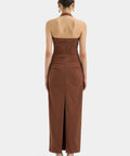 SIR - Sir The Label Nikki Gown In Brown