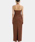 sir-sir-the-label-nikki-gown-in-brown-730788