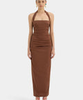 Sir The Label Nikki Gown in Brown Size 2 / AU 10 - 10 / Brown - Dresses