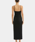 Sir The Label Noemi Balconette Midi Dress Black Size 6 - 6 / Black - Dresses