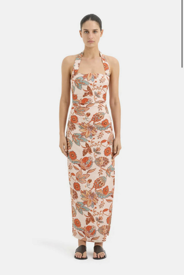 Sir The Label Noemi Halter Midi Dress | Passion For Fashion Sir The Label Noemi Halter Midi Dress | Passion For Fashion