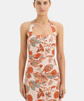 Sir The Label Noemi Halter Midi Dress Desert Wildflower Size 10 - 10 / Floral - Dresses