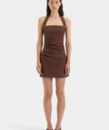 S1-SIR224-1101_Noemi_Halter_Mini_Dress_Chocolate-24567-SirTheLabel-0038