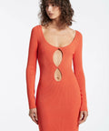 Sir The Label Petite Palace Dress in Cherry Red - 6 / Red - Dresses