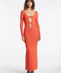 Sir The Label Petite Palace Dress in Cherry Red - 6 / Red - Dresses