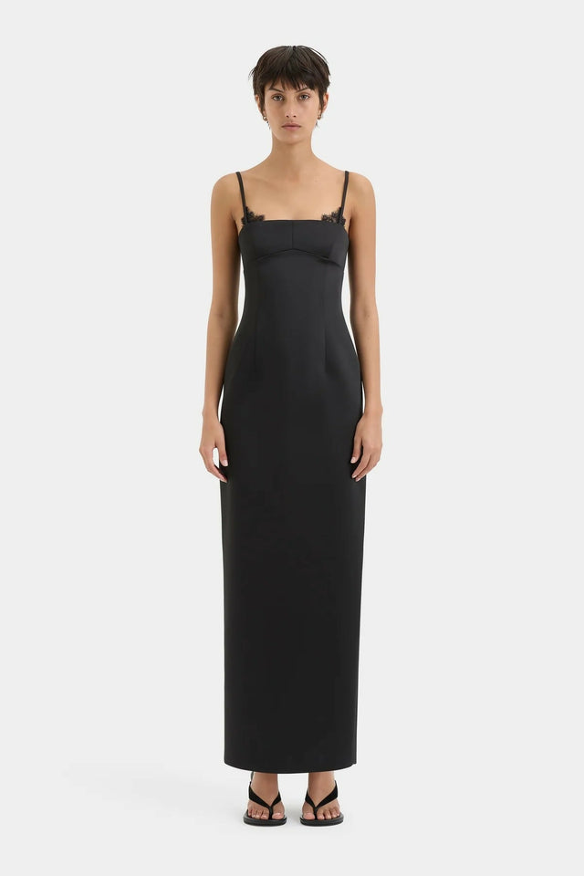 Sir The Label Poppy Gown - 8 / Black - Dresses