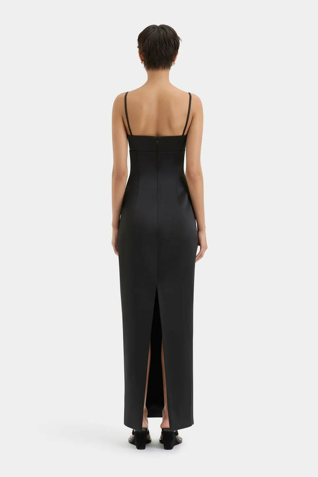 Sir The Label Poppy Gown - 8 / Black - Dresses