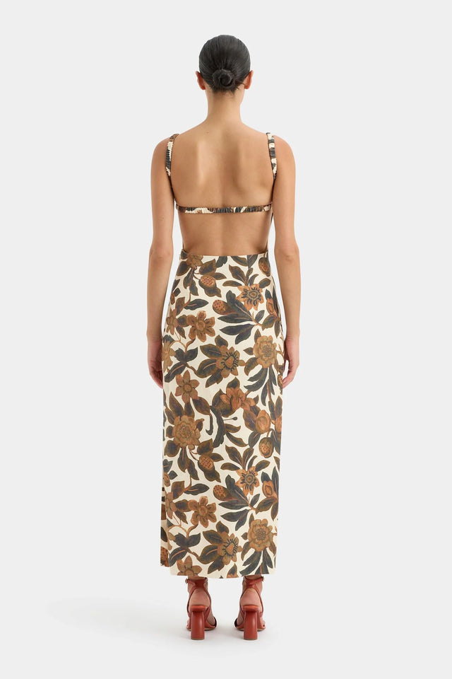 Sir The Label Primrose Ruched Midi Dress - Dresses