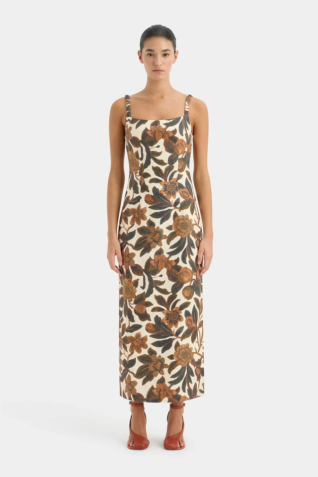 Sir The Label Primrose Ruched Midi Dress - Dresses
