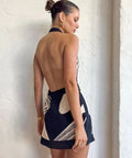 Sir The Label Realise Wrap Halter Mini Size 8 - Dresses