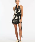 Sir The Label Realisme Mini Halter Wrap - Dresses