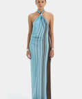 Sir The Label Rioja Halter Scarf Maxi Dress - Dresses