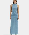 Sir The Label Ruby Open Back Gown Dress Aqua Blue - 6 / Blue - Dresses