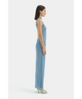 Sir The Label Ruby Open Back Maxi Gown Aqua - Dresses