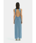 Sir The Label Ruby Open Back Maxi Gown Aqua - Dresses