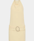 Sir The Label Sabina Belted Mini Dress in Butter - Dresses