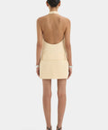 Sir The Label Sabina Belted Mini Dress in Butter - Dresses