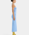 Sir The Label Salvador Beaded Halter Dress - 6 / Blue - Dresses