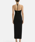 SIR - Sir The Label Salvador Black Beaded Halter Dress