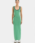 Sir The Label Salvador Cut Out Dress - 4 / Green - Dresses