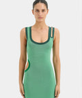 Sir The Label Salvador Cut Out Dress - 4 / Green - Dresses