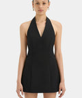 Sir The Label Sandrine Halter Mini Dress Black Size AU 10 - 10 / Black - Dresses