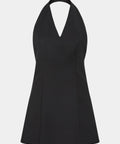 Sir The Label Sandrine Halter Mini Dress Black Size AU 10 - 10 / Black - Dresses