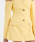 Sir The Label Sandrine Mini Limone Yellow - 8 / Yellow - Dresses