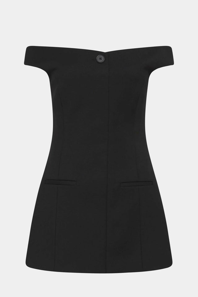 sirSandrineOffShoulderMiniDressblack6