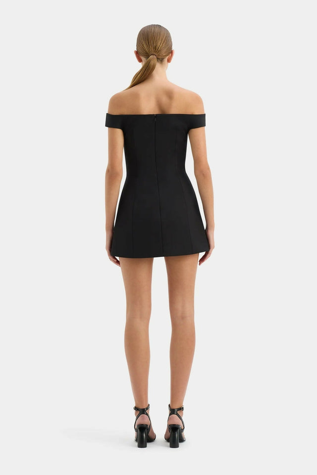 sirSandrineOffShoulderMiniDressblack3