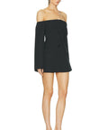 Sir The Label Sandrine Tailored Mini Dress in Black - Dresses