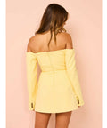Sir the Label Sandrine Tailored Mini Dress In Limone - Dresses