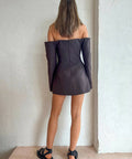 Sir The Label Sandrine Tailored Mini Dress - Size 2 - Brown / 10 - Dress