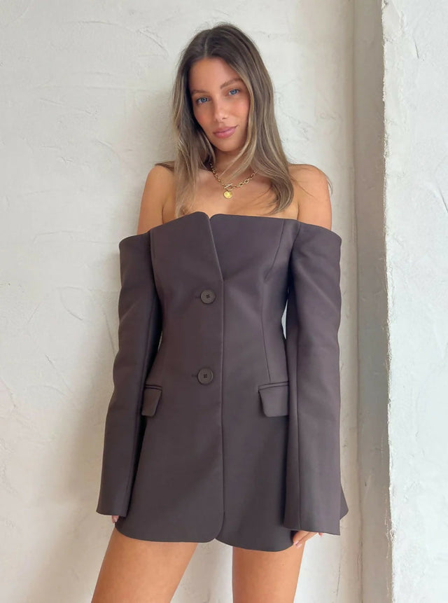 Sir The Label Sandrine Tailored Mini Dress - Size 2 - Dresses