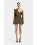 Sir The Label Sartoria Mini Dress - 12 / Green - Dresses