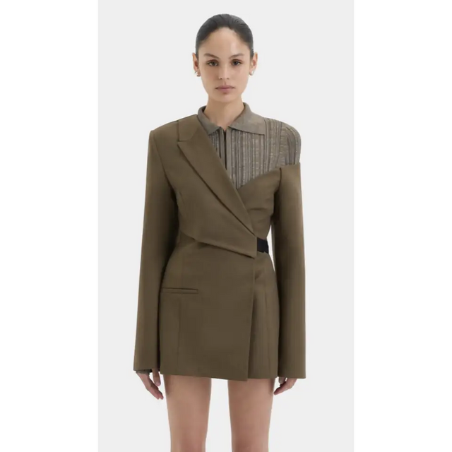 Sir The Label Sartoria Mini in Chocolate Marle Sizes 8 & 10 - Dresses