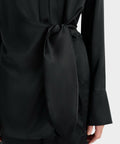 Sir The Label Sorrento Shirt Dress in Black - 6 / Black - Dresses