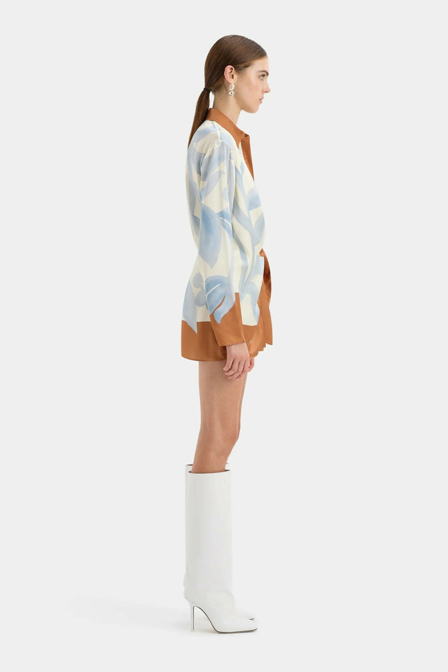 Sir The Label Sorrento Shirt Dress in Sciarpa Print Size 2 (AU 10) - 10 / Multi - Dresses